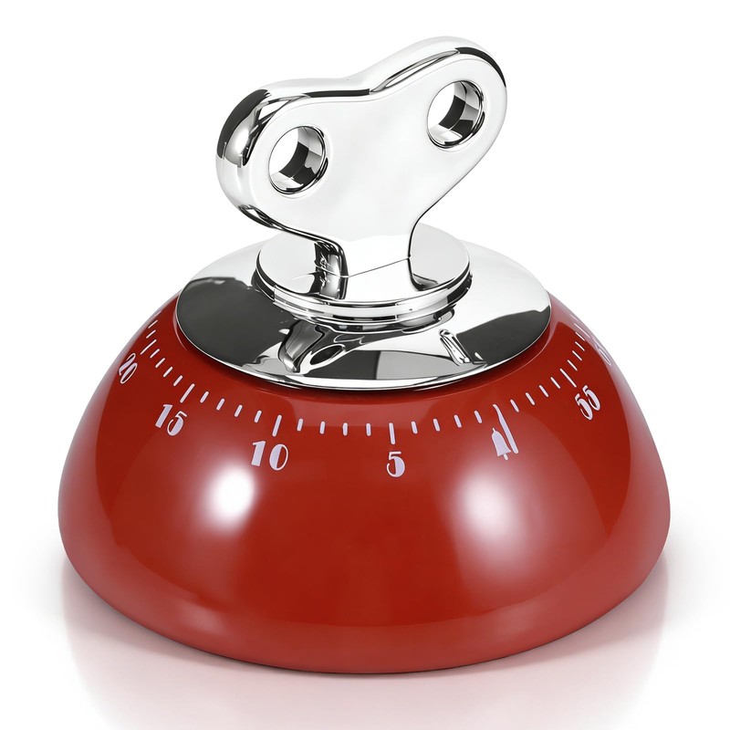 Magnetic Mechanical Timer, Mechanical Egg Timer, 60 Minute Mechanical Kitchen