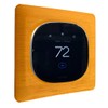 Elm Wood Square Wall Plate for Ecobee Smart Thermostat Enhanced