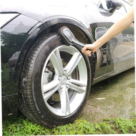 HEALLILY 2 Piezas Kit de Cepillos para Neumáticos de Coche Cepillo de Limpieza de Ruedas para Llantas de Auto Herramienta de Limpieza para Taller y...