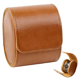 Whcctl Portable Watch Case, Travel Storage Watch Storage, Retro Watch Storage Box, Leather Watch Roll Travel Case, Watch Box, Watch Box, for Storing Watches