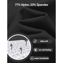 MAGCOMSEN Mens Polo Shirts Short Sleeve Collared Performance Dry Fit Golf Polos Summer Cooling Athletic Work Tennis T-Shirts Black S