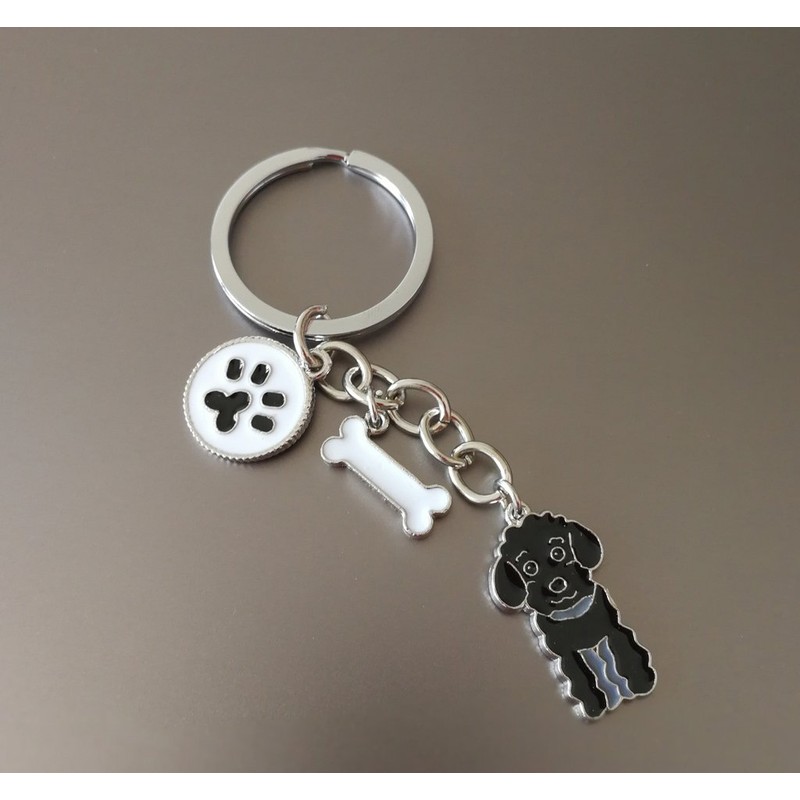bbeart® Dog Keyring Keychain, Key Ring Made of Small Dog