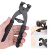 Cikonielf Leather Hole Punch Tool Leather Chisel 4 mm Silent
