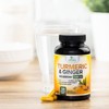 Turmeric Curcumin Supplement - 2000mg Organic Turmeric Per Serving -