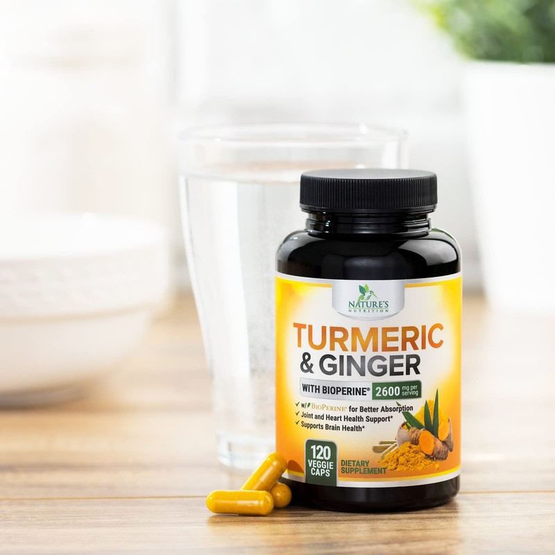 Turmeric Curcumin Supplement - 2000mg Organic Turmeric Per Serving -