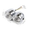 BENEALL Motorcycle Headlight Assembly Halogens Double Front Head light with
