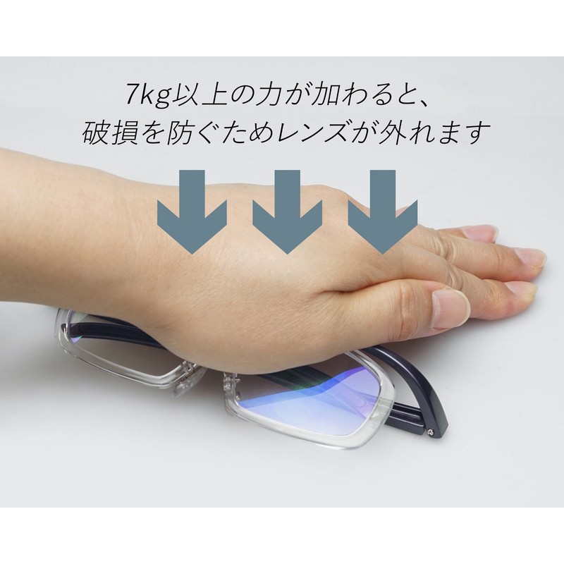 Kenko KTL-5105L-BL YUI Magnifying Glasses, Interchangeable Lenses, Large Size, 1.6x