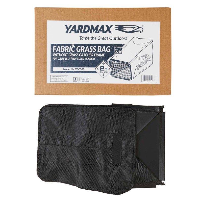 YARDMAX Fabric Grass Bag, Without Grass Catcher Frame, for 22