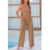 PRETTYGARDEN Womens Summer Jumpsuits Dressy Casual One Piece Outfits Sleeveless