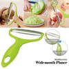 joviqiso Cooking Tools Wide Mouth Peeler Vegetables Fruit Stainless Steel