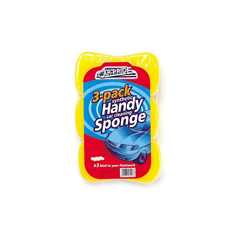 Handy Car Sponges (Pack 3)