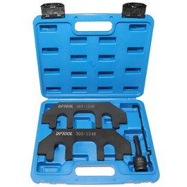 DPTOOL Camshaft Holding Tool Timing Alignment Holder Tool Kit Compatible with Ford Lincoln Mercury 3.5L 3.7L 4V Engines Replace 303-1248 303-1530 OTC 6682 with RT11 Removal Socket and Portable Case