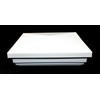 Tapones de plástico blanco de 5 pulgadas, estilo clásico de