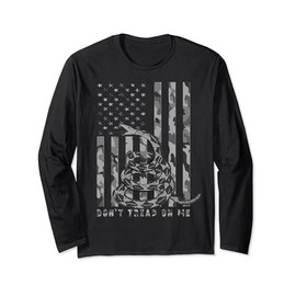 Vintage American Flag Don't Tread on Me Snake Camo