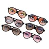Toyvian 6pcs Funny Glasses with Eyes Party Sunglasses for Kids