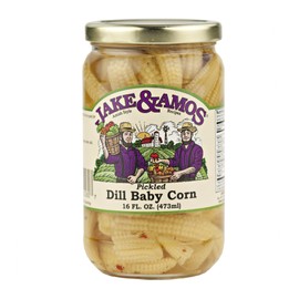 Jake & Amos Pickled Dill Baby Corn / 2 - 16 Oz. Jars