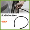 HOPESPANNER 50cm Threaded Tire Inflator Extension Hose Chuck Adapter Air