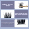 Individual Eyelashes, QUEWEL, Individual Eyelash Clusters, Lashes, D Curl, 14