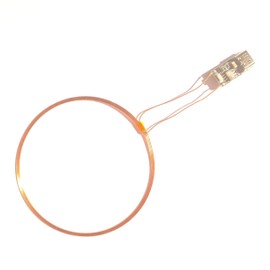 Taidacent Micro USB 50mm Remote Wireless LEDs and Inductive Coil Induction Led Wireless Charger/Charging Kit for Model Decoration Magical Toys (Only Type-C Indctive Coil)