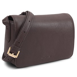 BOTANNER Genuine Leather Crossbody Shoulder Bag for Women with an Adjustable Strap | Brown stone