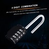 Combination Padlock, [2.6inch Long Shackle] Diyife 4 Digit Combination Lock,