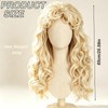 Curly Wig for Cosplay and Themed Events, Long Blonde Curly