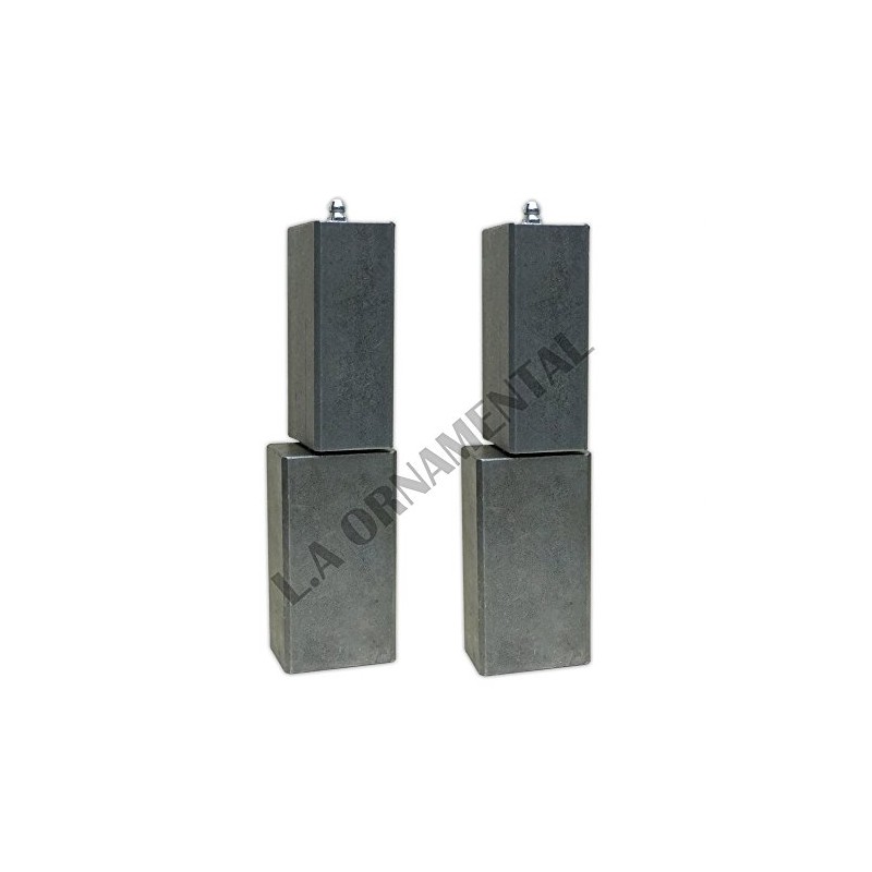 L.A Ornamental 7" Heavy Duty Steel Weld Square Gate Hinge