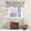 Stylemaster Home Products Twill and Birch Lola Lined Scalloped Valance
