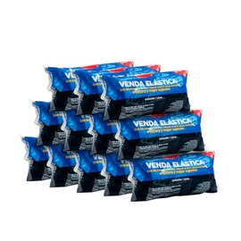 Jaloma | Venda elástica de 7 cm, resistente y fresca, compresión ideal, pack c/12 pzas