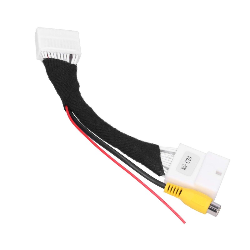 Car Rear Camera Cable, 24Pin Rear View Camera Adapter, Reverse