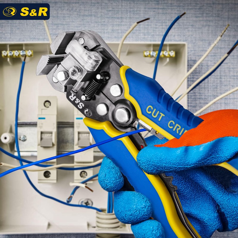 S&R Automatic Wire Stripper in 98 Piece Set 5-in-1, Cable