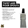 Generic Twist & Pour Spout (6), White