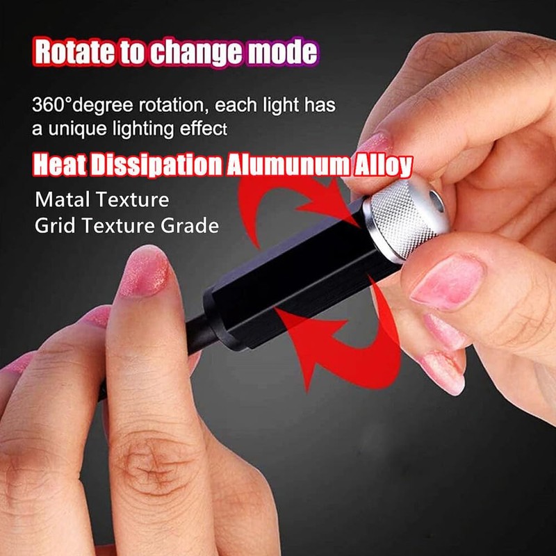 USB Car Accessories Interior Atmosphere Star Sky Lamp Ambient Night