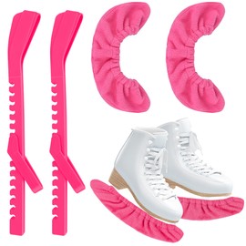 Anglekai 2+2P Hockey Skate Guards, Adjustable Figure Ice Skate Blade Cover