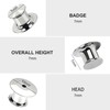 Pins Locking Backs Pin Locks Metal Pin, Wady 40 Pieces