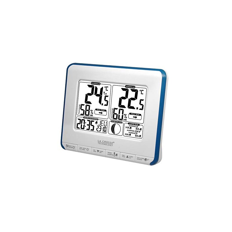 La Crosse Technology WS6812WHI-BLU Weather Station - White/Blue