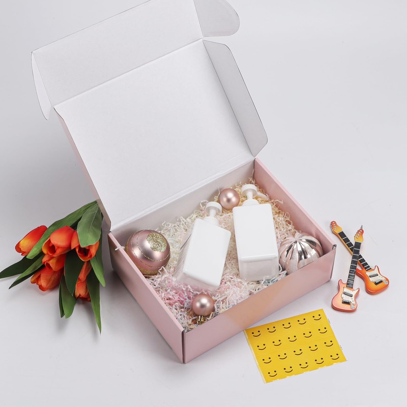 HORLIMER 12x9x4 inches Shipping Boxes Set of 20, Pink Medium