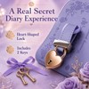 WeiAlico Secret Diary with Lock and Keys for Girls 6-12