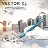 Parker Vector XL Rollerball Pen | Metallic Teal Lacquer on
