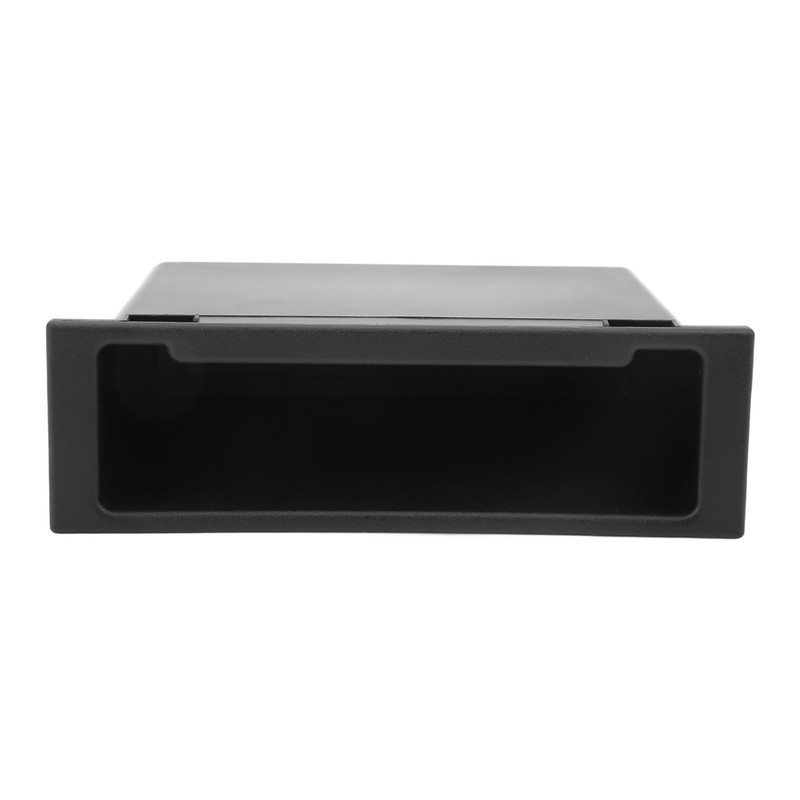 Car Stereo Radio Storage Box Black Large Storage Space Dash