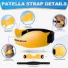 Healrecux Silicone Patellar Tendon Support Strap, Adjustable Non-Slip Patella Band