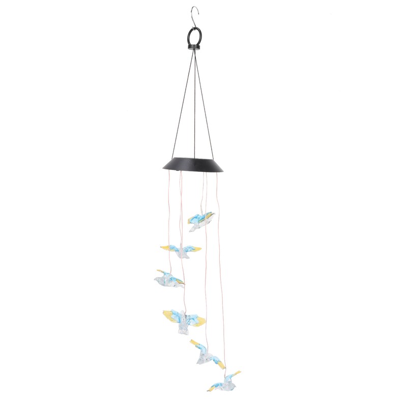 Solar Wind Chimes Light Outdoor Waterproof LED Solar Eagle Wind