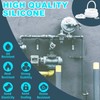 KEZE 1228 Pcs 32 Size Clear Food Grade Silicone O