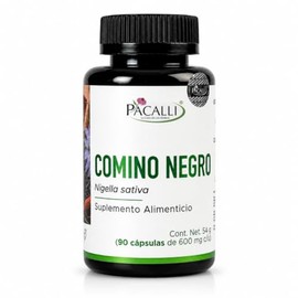 PACALLI Comino Negro 90 Cápsulas 600mg - Nigella Sativa