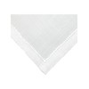 CTM Linen Hemstitched Wedding or Christening Handkerchief, White