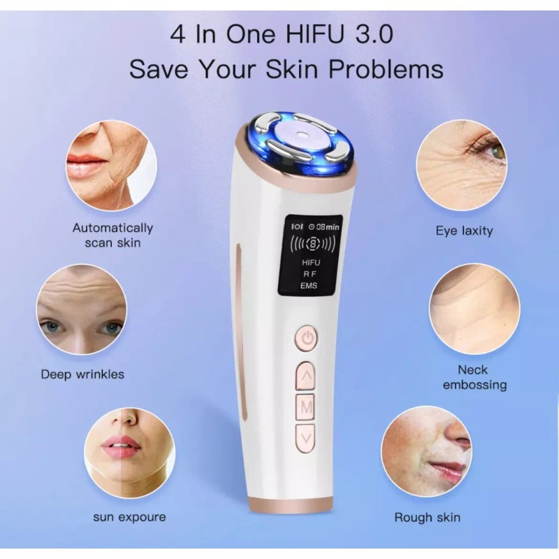 Mini Hifu Radiofrecuencia Facial Corporal Flacidez+ Regalo