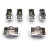 HTTMT MT420-002- Chrome Hand Controls Switch Button Covers Compatible with