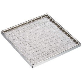 遠藤商事 Stainless Steel May Heat-resistant Net Square Set Large QTI2701