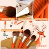 DUcare Pinceles de Maquillaje 9Pcs Deer Series Juego de Brochas