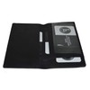 Basic Leather Checkbook Cover (Black)